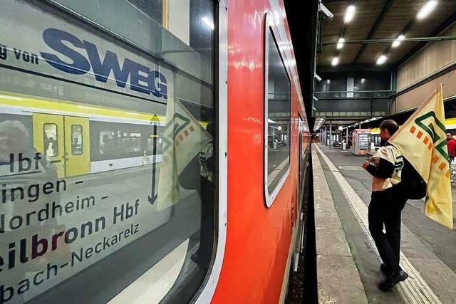 GDL plant erneut Streik bei Bahnunternehmen SWEG
