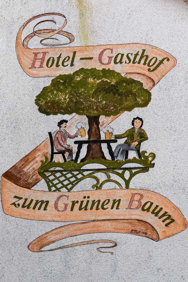 Auf der Webseite &#8222;Spuren suchen ...as Alte Gasthaus Zum Gnen Baum geben.  | Foto: Hubert Gemmert