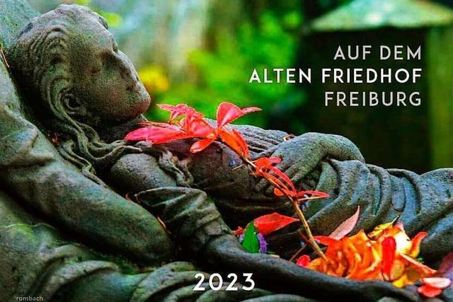 Ein Kalender zeigt den Alten Friedhof in Herdern