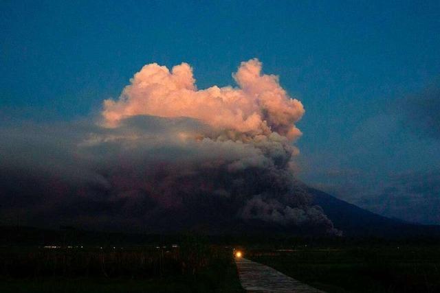 Höchste Warnstufe nach Ausbruch von indonesischem Vulkan Semeru ausgerufen