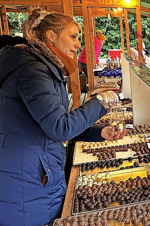 Pralinen, Flammkuchen, Heigetrnke un...: Fr jeden Geschmack war etwas dabei.  | Foto: Daniel Hengst