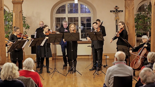 Die zwei Adventskonzerte des Kirchberg Ensembles waren gut besucht.   | Foto: Adrian Hofmann