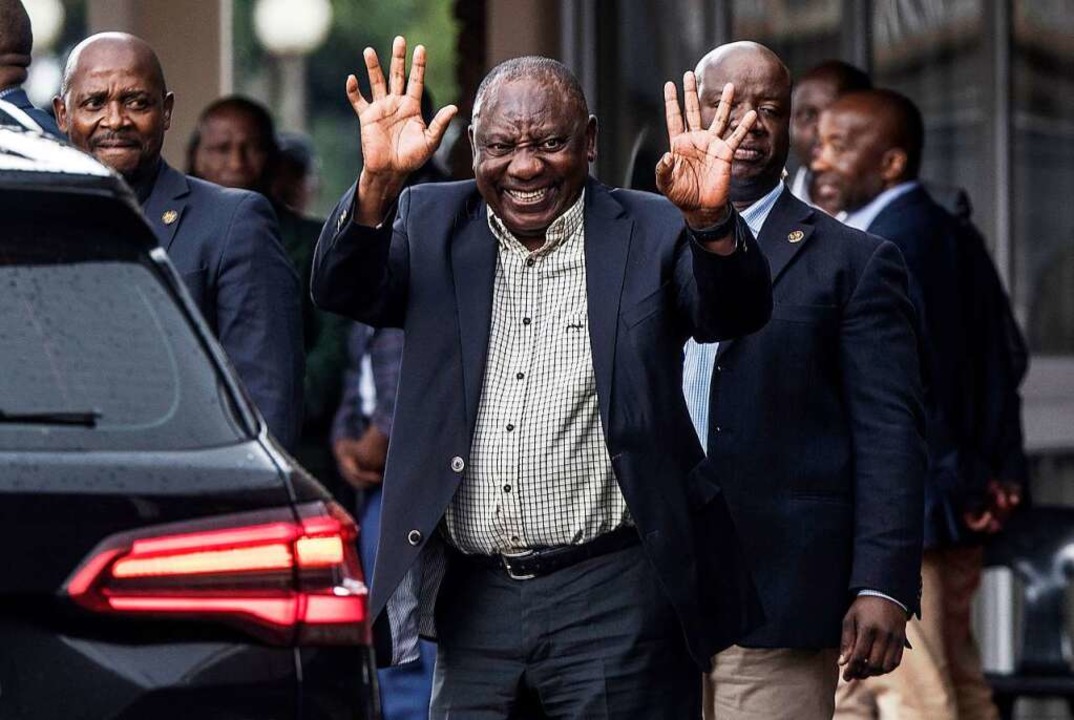 Cyril Ramaphosa  | Foto: MARCO LONGARI (AFP)