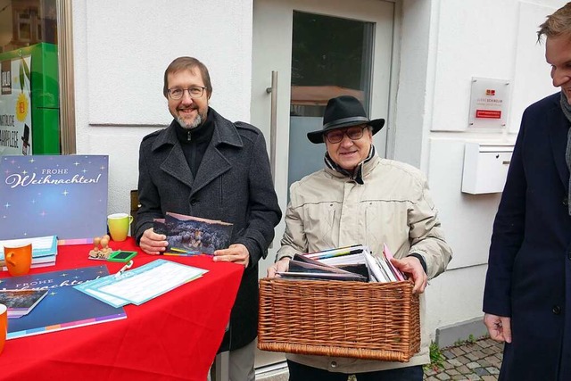 4000 Postkarten hatte die Werbegemeins...r WGW in alle Welt verschicken lassen.  | Foto: Sylvia Sredniawa