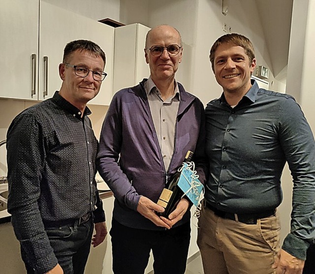 Christian Wst, Stephan Abel und Philipp Stotz (von links)  | Foto: Tennisclub Haltingen