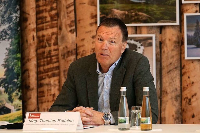 Thorsten Rudolph beim HTG-Pressebrunch im Frhjahr.  | Foto: Joachim Hahne