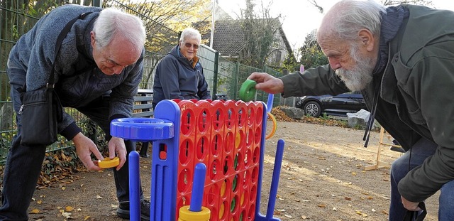 Wer gewinnt? &#8211; Die  Begegnungssttte an der ESV-Halle hat viel zu bieten.  | Foto: ESV Weil