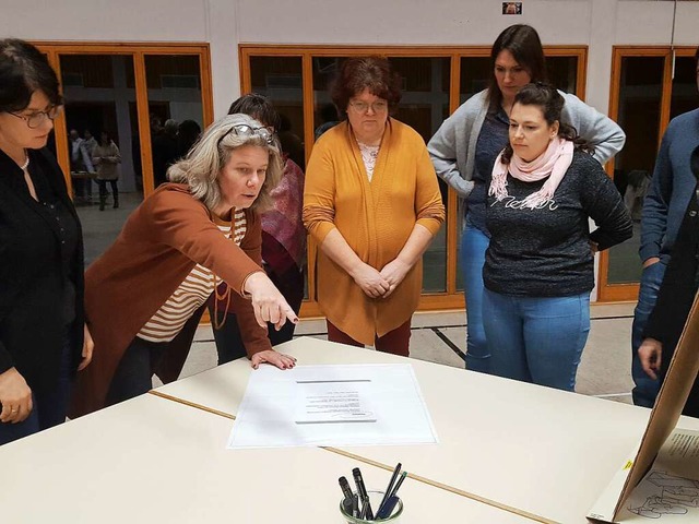 Die Teilnehmer des Workshops sammelten...n fr das Ortsjubilum in Drlinbach.   | Foto: Beate Zehnle-Lehmann