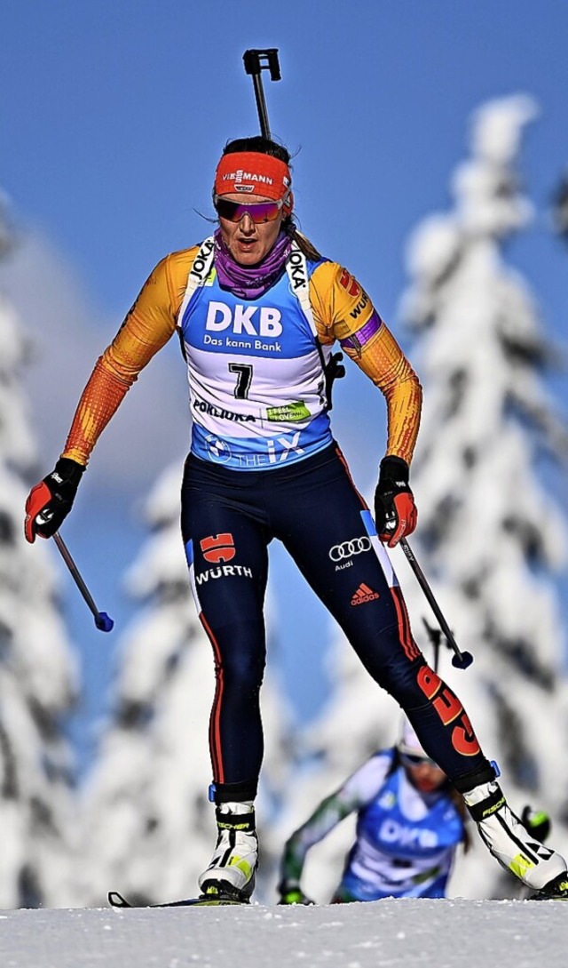 Denise Herrmann-Wick  | Foto: JOE KLAMAR (AFP)