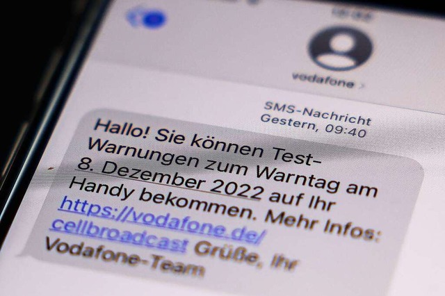 Nicht nur Sirenen kommen am heutigen W...andys werden SMS-Meldungen eintreffen.  | Foto: Oliver Berg