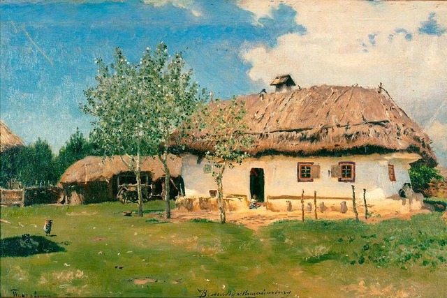 &#8222;Ukrainisches Haus&#8220; von Illia Repin, 1880.  | Foto: The Kyiv National Art Gallery