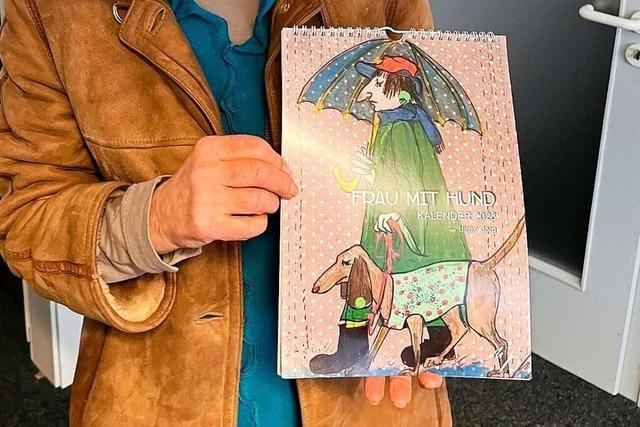 Die Zeller Illustratorin Ulrike Jörg präsentiert ihren neuen Hunde-Kalender