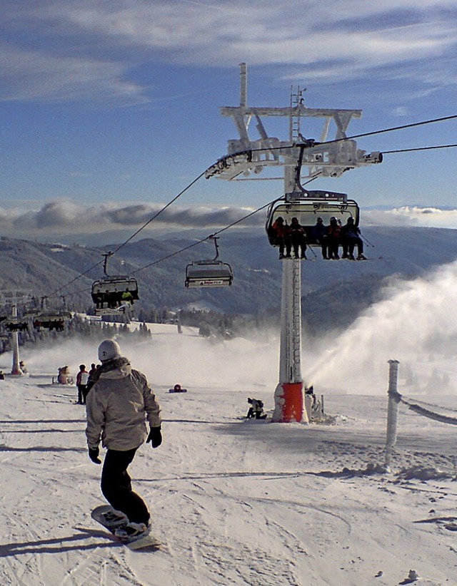 Noch ist nicht soweit, um Bilder wie d...Schneedecke frs Wintersportvergngen.  | Foto: Wolfgang Grabherr