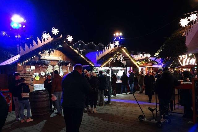 Fehlende Eisbahn ist fr Offenburger Weihnachtsmarkt-Besucher offenbar kein Verlust