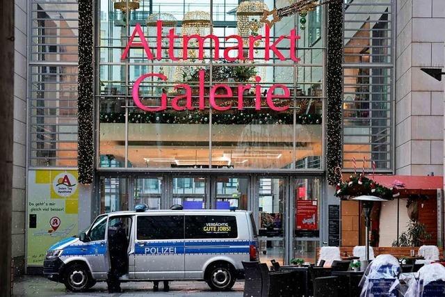 Polizei beendet Geiselnahme in Dresdner Einkaufszentrum