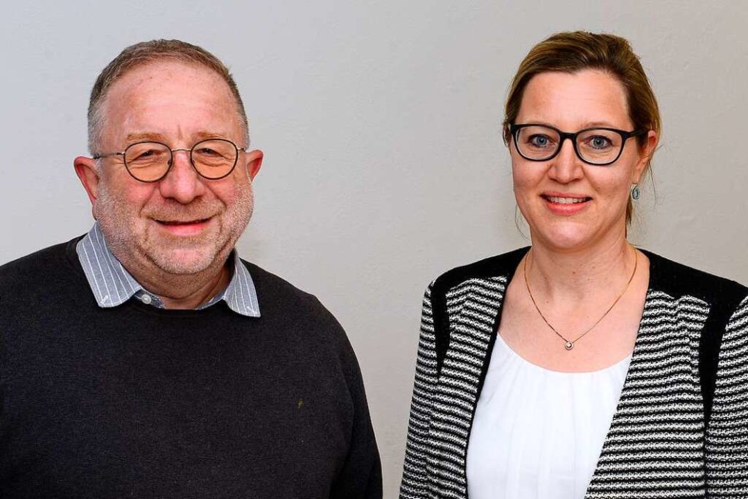 Die beiden Vorsitzenden des  Förderver...ph Ebner und Philine Weyrauch-Hermann.  | Foto: Ingo Schneider