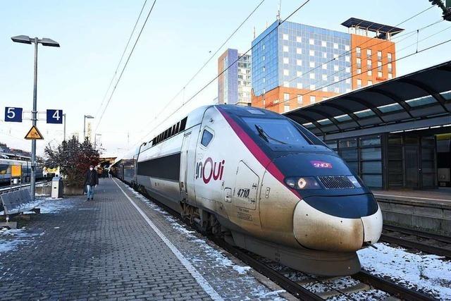 Erster TGV aus Bordeaux ist am Sonntag in Freiburg angekommen
