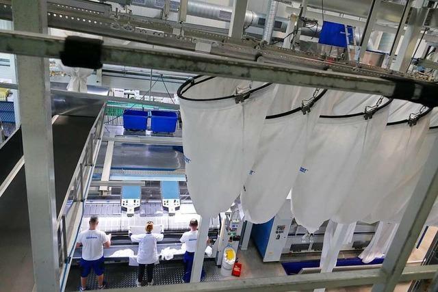 Textilservices Indlekofer betreibt eine Waschkche im XXL-Format