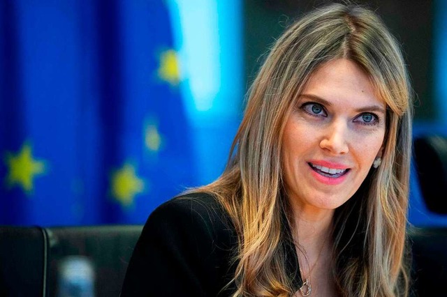 Die griechische Vizeprsidentin des Eu...ihr angeblich viel Geld bezahlt haben.  | Foto: ERIC VIDAL (AFP)