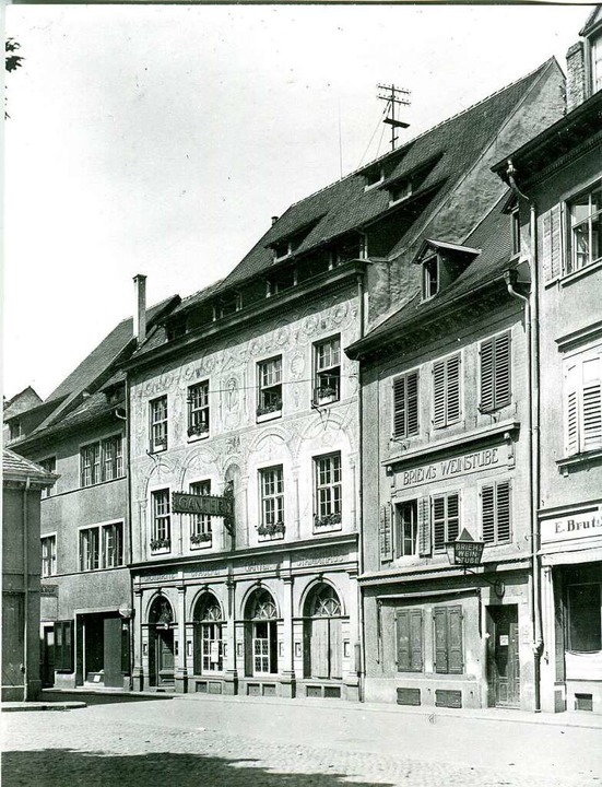 Das Ganter-Stammhaus (Haus &#8222;Zum ...Groß-Albenhausen aus dem  Sommer 1944.  | Foto: Augustinermuseum