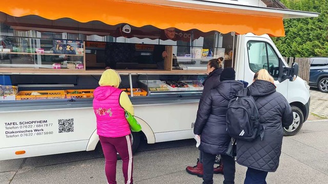 Die rollende Tafel, das &#8222;Dotamobil&#8220;, im Kleinen Wiesental  | Foto: Gerald Nill