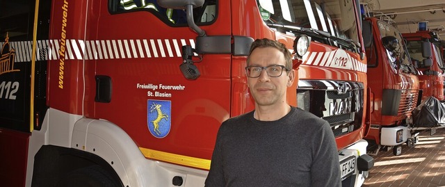 Tobias Schneider ist ehrenamtlicher Ko...adtverwaltung fr das Feuerwehrwesen.   | Foto: Sebastian Barthmes