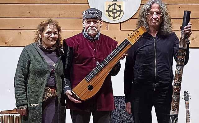 Claudia Sandawa mit Glockenspiel und M... Rudigier mit Didgeridoo und Oceandrum  | Foto: Renate Griesser