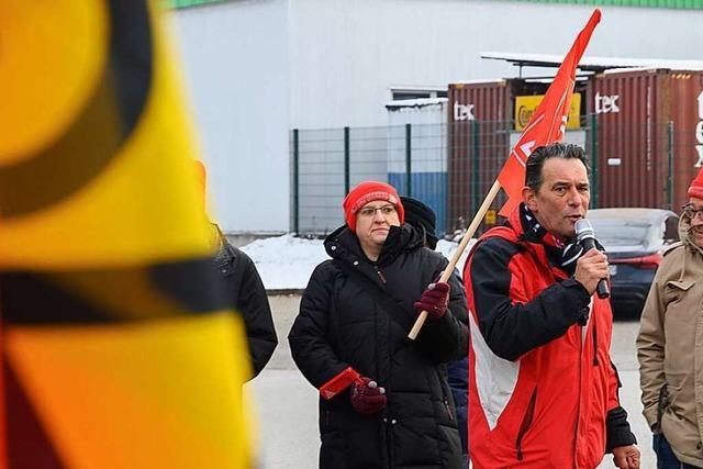 IG Metall protestiert gegen beabsichtigte Kndigungen von Ekato-Betriebsrten in Schopfheim