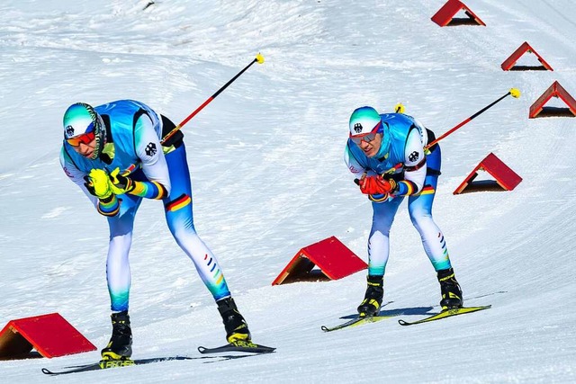 Auf Schnee ist die Sicht schwierig: Ro...eltcup im 12,5-Kilometer-Einzelrennen.  | Foto: Ralf Kuckuck via www.imago-images.de