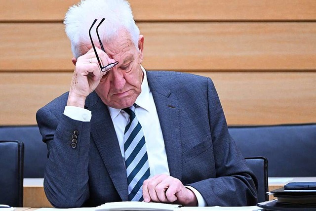 Die CDU macht Druck auf Kretschmann.  | Foto: Bernd Weibrod (dpa)