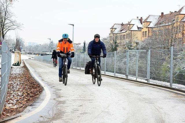 Die letzte Lcke auf dem Freiburger Schnellradweg FR2 ist geschlossen