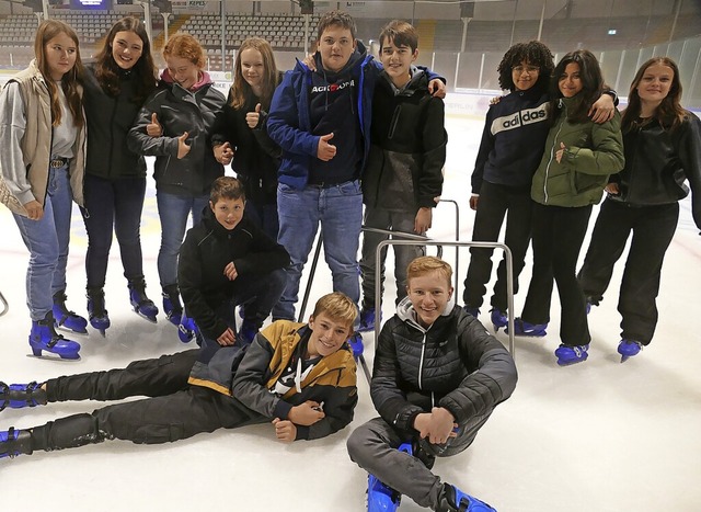 Nach Fhrung und Interview ging es auf...F aus der Montfort-Realschule in Zell.  | Foto: Sonja Zellmann