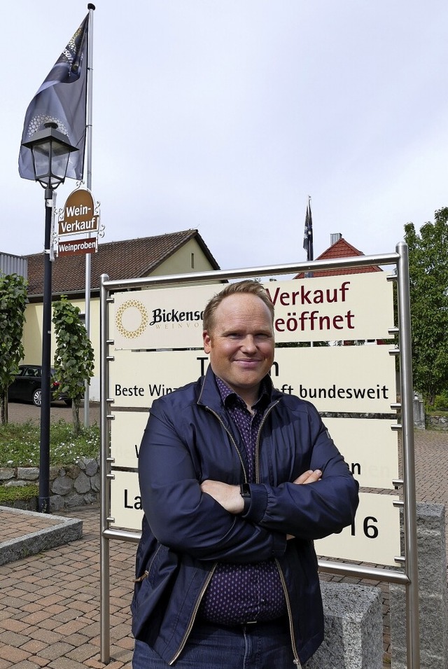 Patrick Chelaifa von der Weinvogtei Bickensohl   | Foto: Gerold Zink