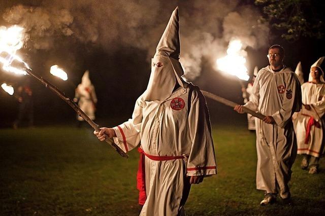 Der Ku-Klux-Klan ist in den USA bis heute präsent
