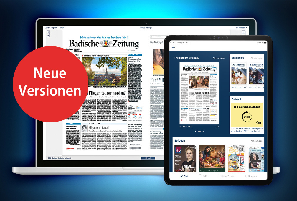 Neu: In Der BZ-App Erscheinen Nun Auch Südbadens Wochenzeitungen - Wir ...