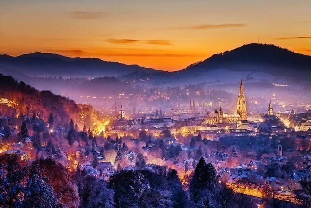 Spektakuläre Freiburger Winterlandschaft