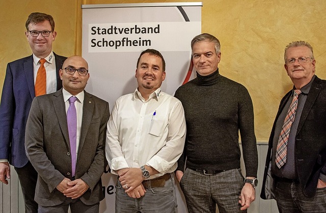 Der neu gewhlte Vorstand (von links):... Sutter, Thomas Kuri und Gerhard Doll   | Foto: Paul Eischet