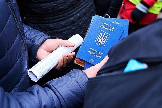 Die Registrierung der ukrainischen Geflüchteten ist abgeschlossen