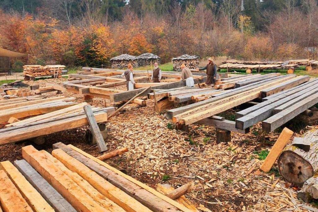 Handarbeit und Handwerk: Eindrcke vom Campus Galli  | Foto: Privat