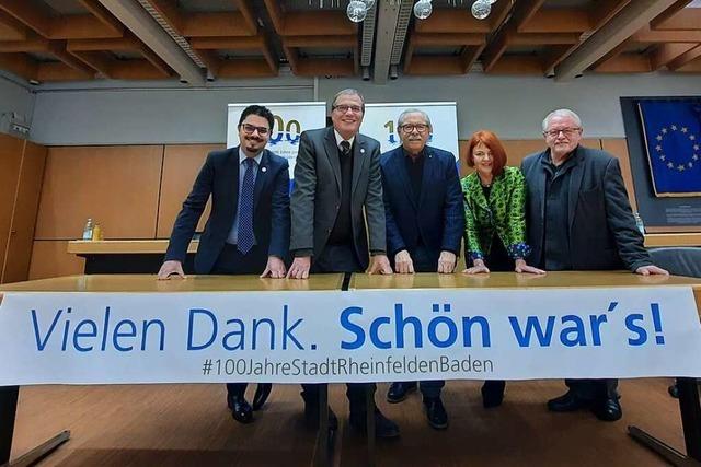 Die Stadt Rheinfelden zieht eine positive Bilanz zum 100-Jährigen