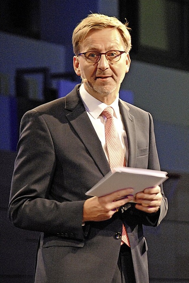 Der Waldshut-Tiengener Oberbrgermeist...ilipp Frank beim Neujahrsempfang 2020.  | Foto:  Juliane Schlichter