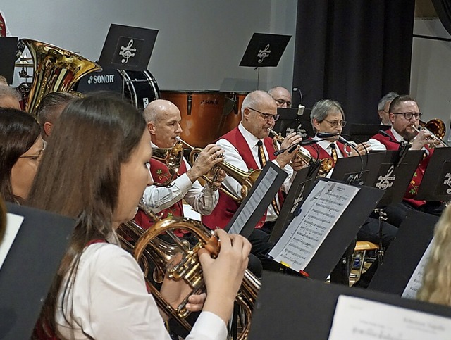 Der Musikverein Wagenstadt konnte wieder zum Adventskonzert einladen.  | Foto: Verein