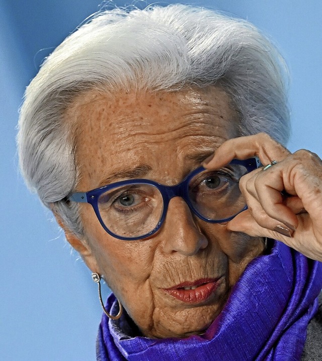 Christine Lagarde ist die Chefin der EZB.   | Foto: Arne Dedert (dpa)