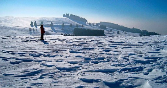 Schneeschuh-Wandern.  | Foto: Norbert Baur