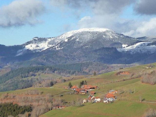 Der Belchen von Ehrsberg aus gesehen.  | Foto: Heinz Scholz