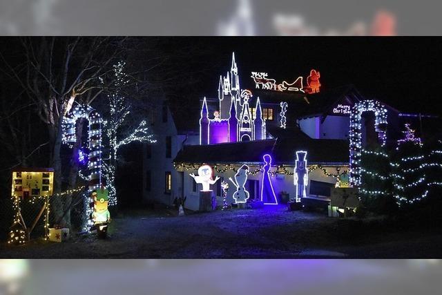 35.000 LED beleuchten Disney-Figuren
