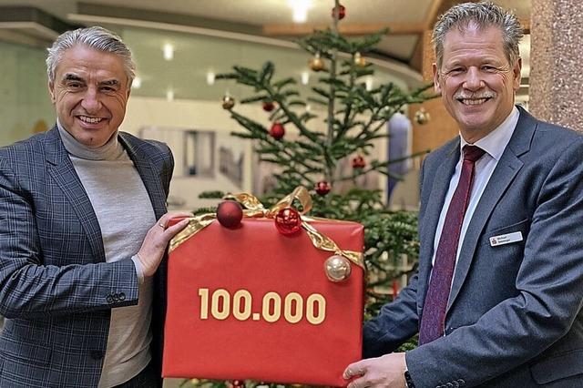 100.000 Euro gespendet