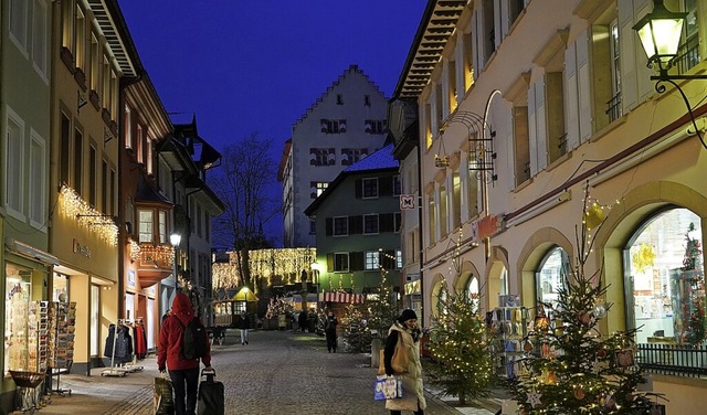 Das Weihnachtsgeschft belebt auch Waldshut-Tiengen  | Foto: melanie Mickley