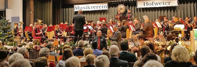 Das Hofweierer Orchester holt die Zusc...der ersten Minute an ab und berzeugt.  | Foto: Adrian Hofmann