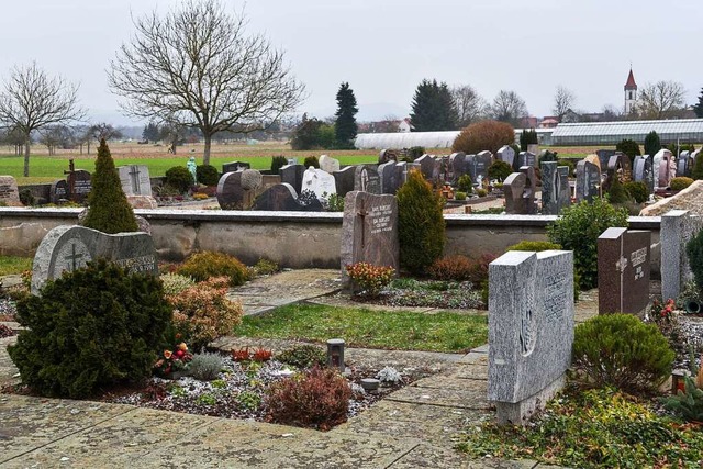 Der Friedhof in Reute wird im kommende...8222;Bestattungspark&#8220; erweitert.  | Foto: Benedikt Sommer